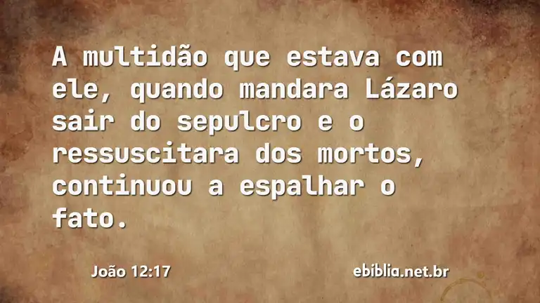 João 12:17