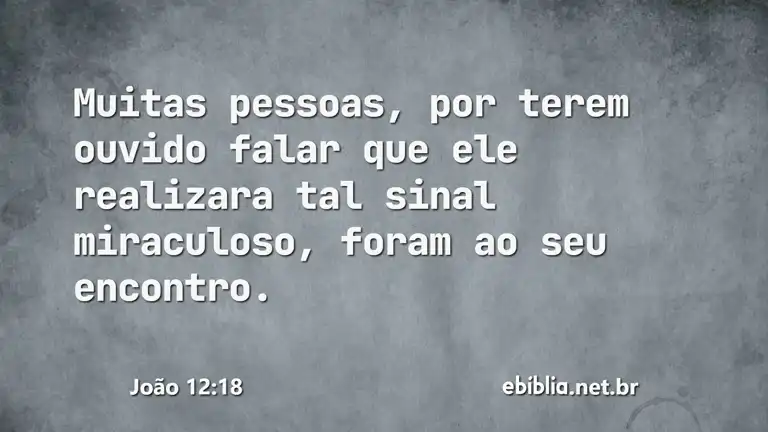 João 12:18