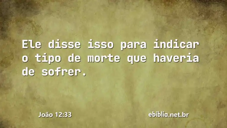 João 12:33