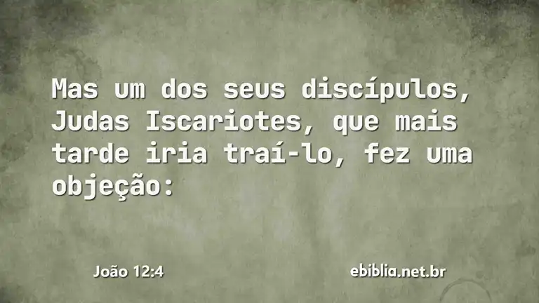 João 12:4