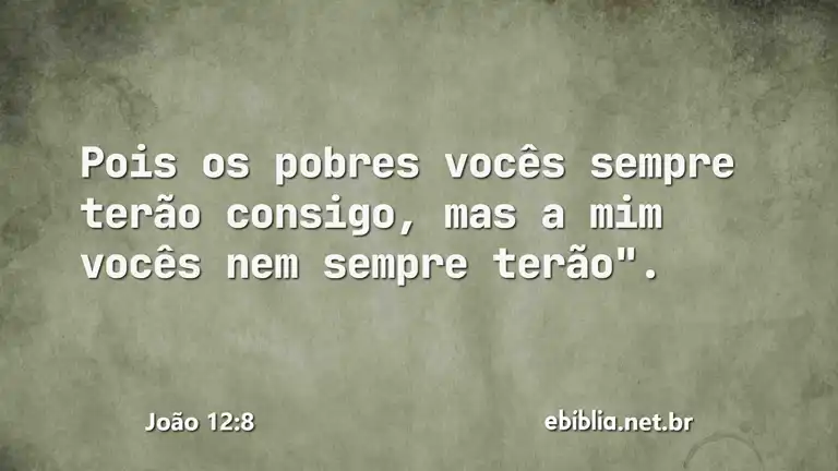 João 12:8