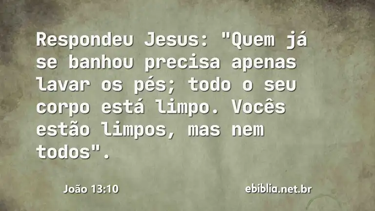 João 13:10