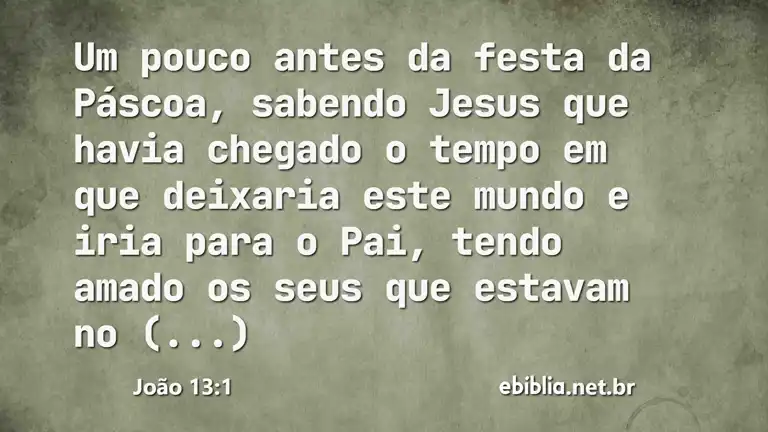 João 13:1