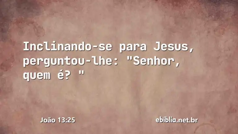 João 13:25