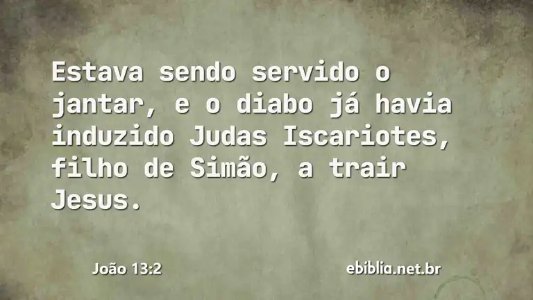 João 13:2