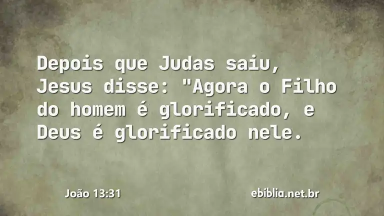 João 13:31