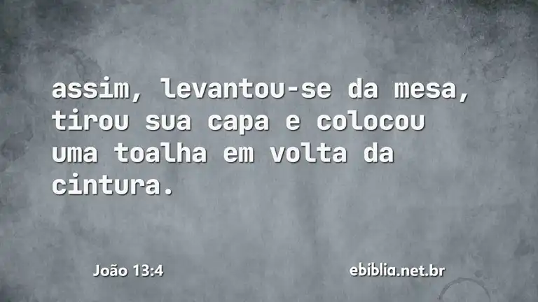 João 13:4