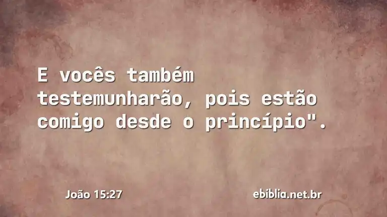 João 15:27