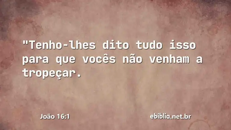 João 16:1