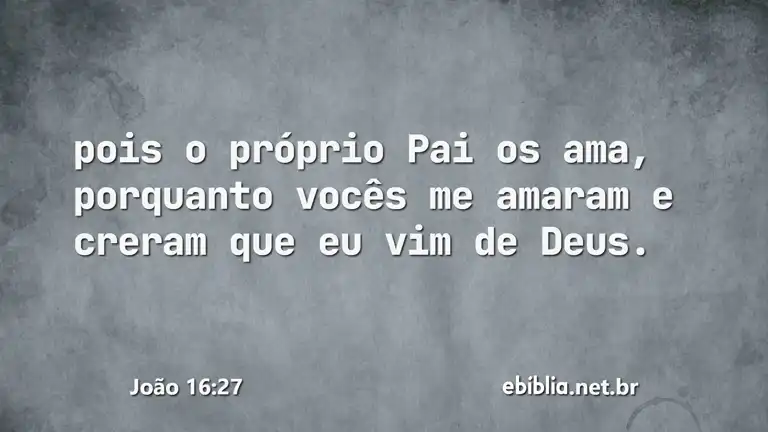 João 16:27