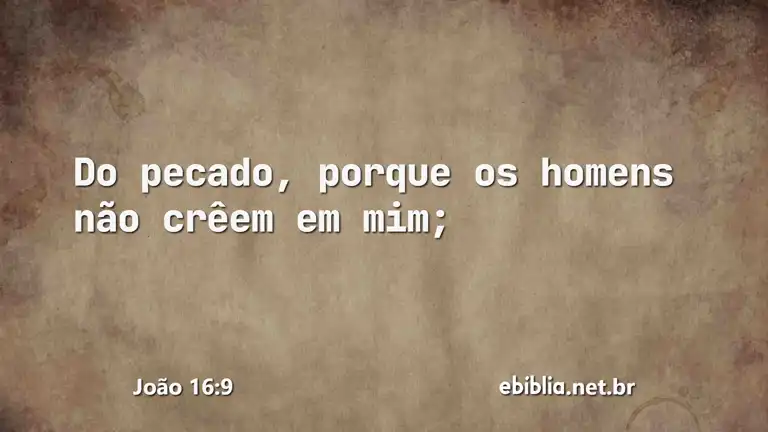 João 16:9