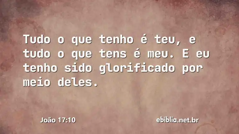 João 17:10