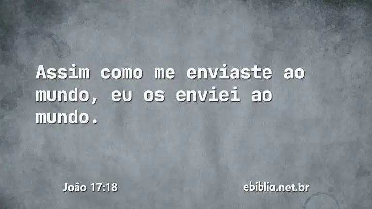 João 17:18