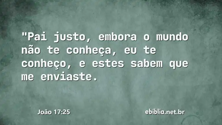 João 17:25