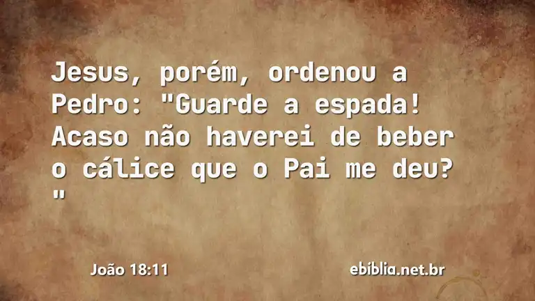 João 18:11