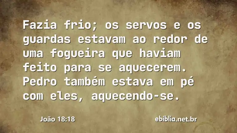 João 18:18