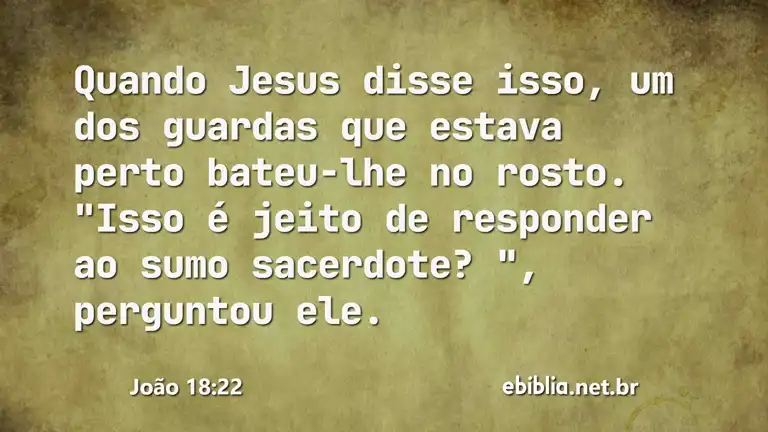 João 18:22