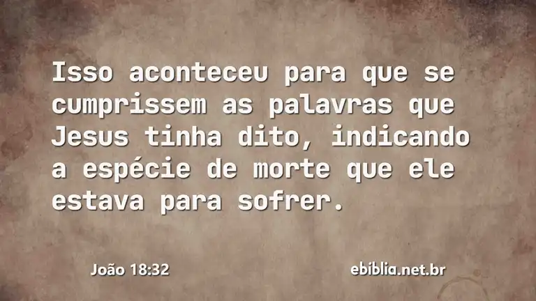 João 18:32