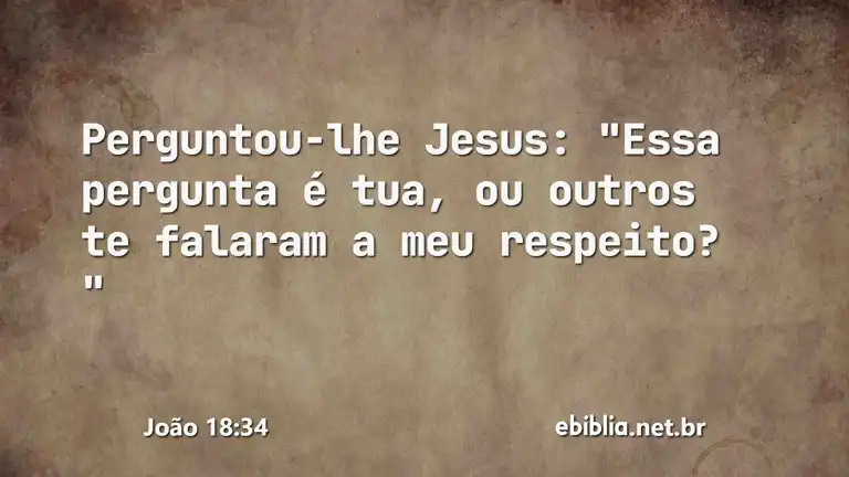 João 18:34