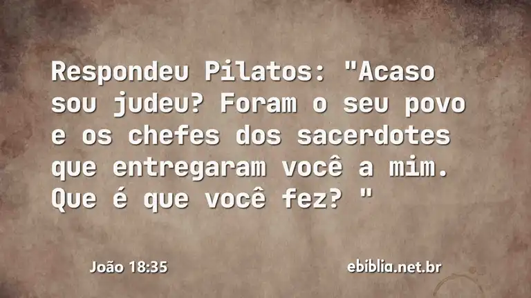 João 18:35