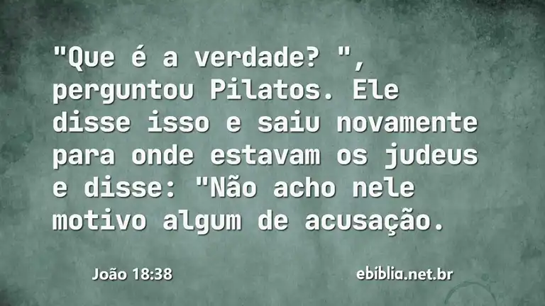 João 18:38