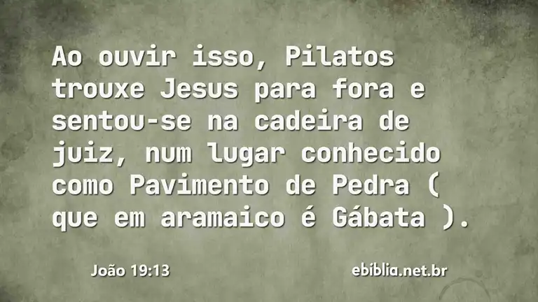 João 19:13