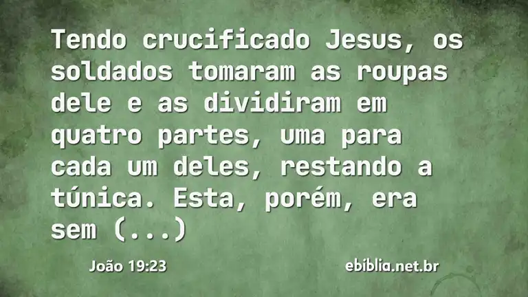 João 19:23