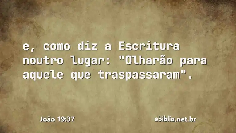 João 19:37