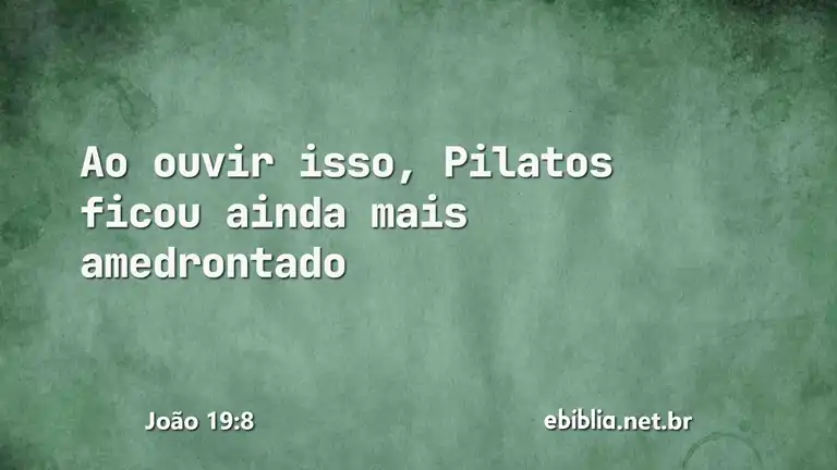 João 19:8