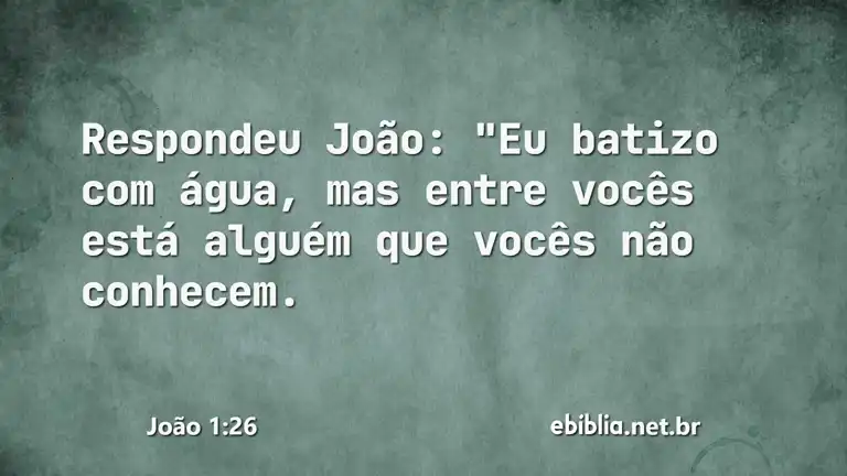 João 1:26