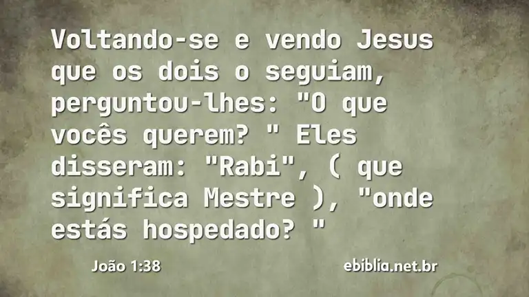 João 1:38