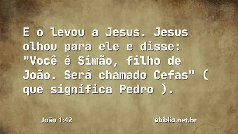 João 1:42