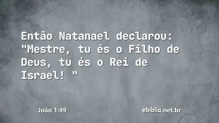 João 1:49