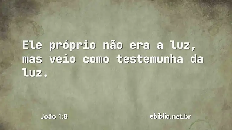 João 1:8