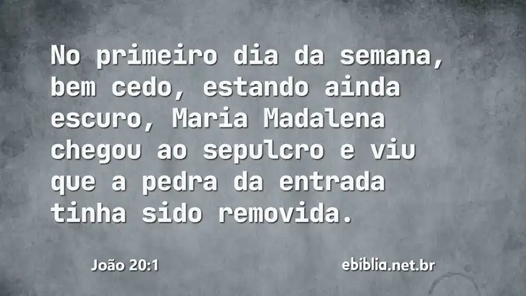 João 20:1