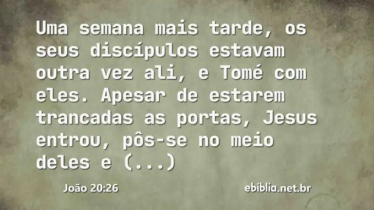 João 20:26