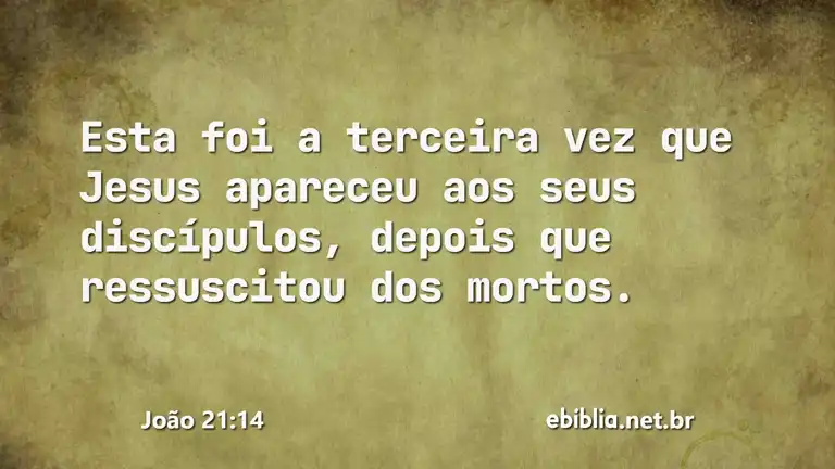 João 21:14