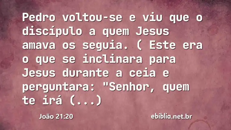 João 21:20