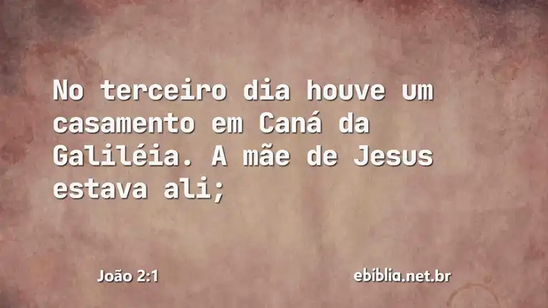 João 2:1