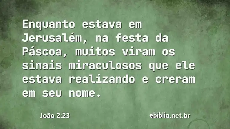 João 2:23