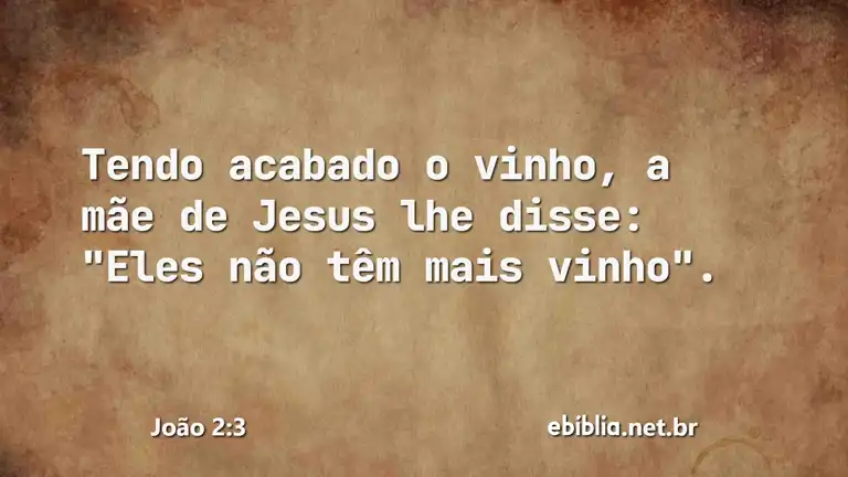 João 2:3