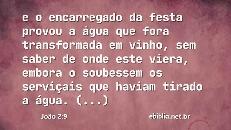 João 2:9