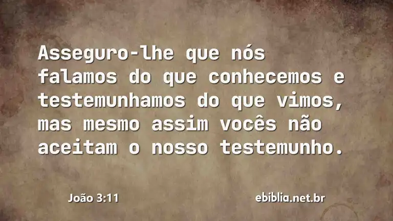 João 3:11