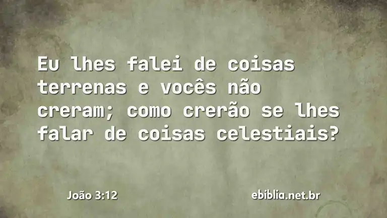 João 3:12