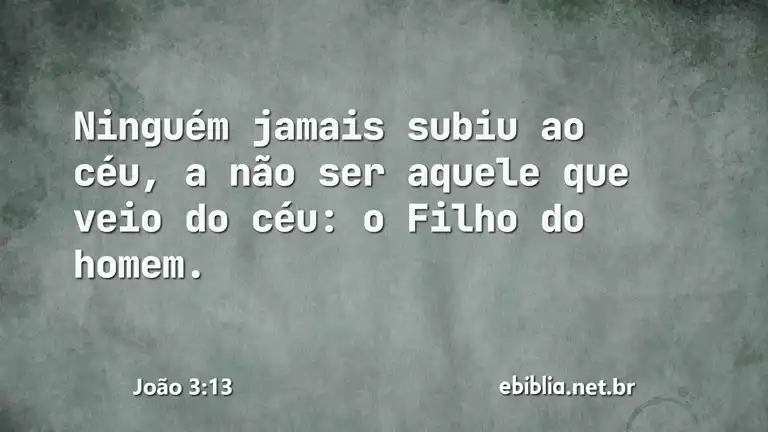 João 3:13