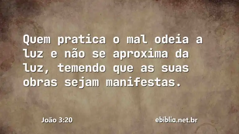 João 3:20