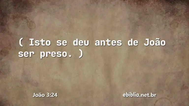 João 3:24