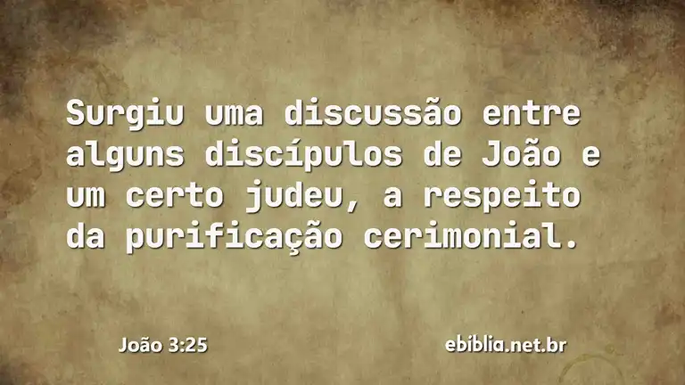 João 3:25