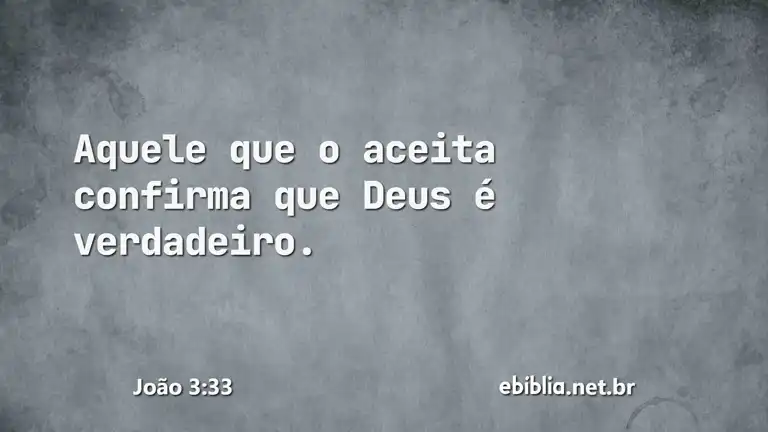 João 3:33