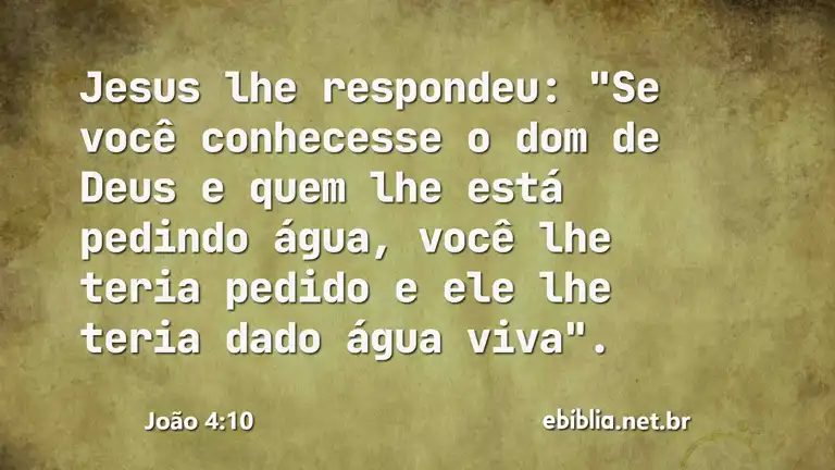 João 4:10